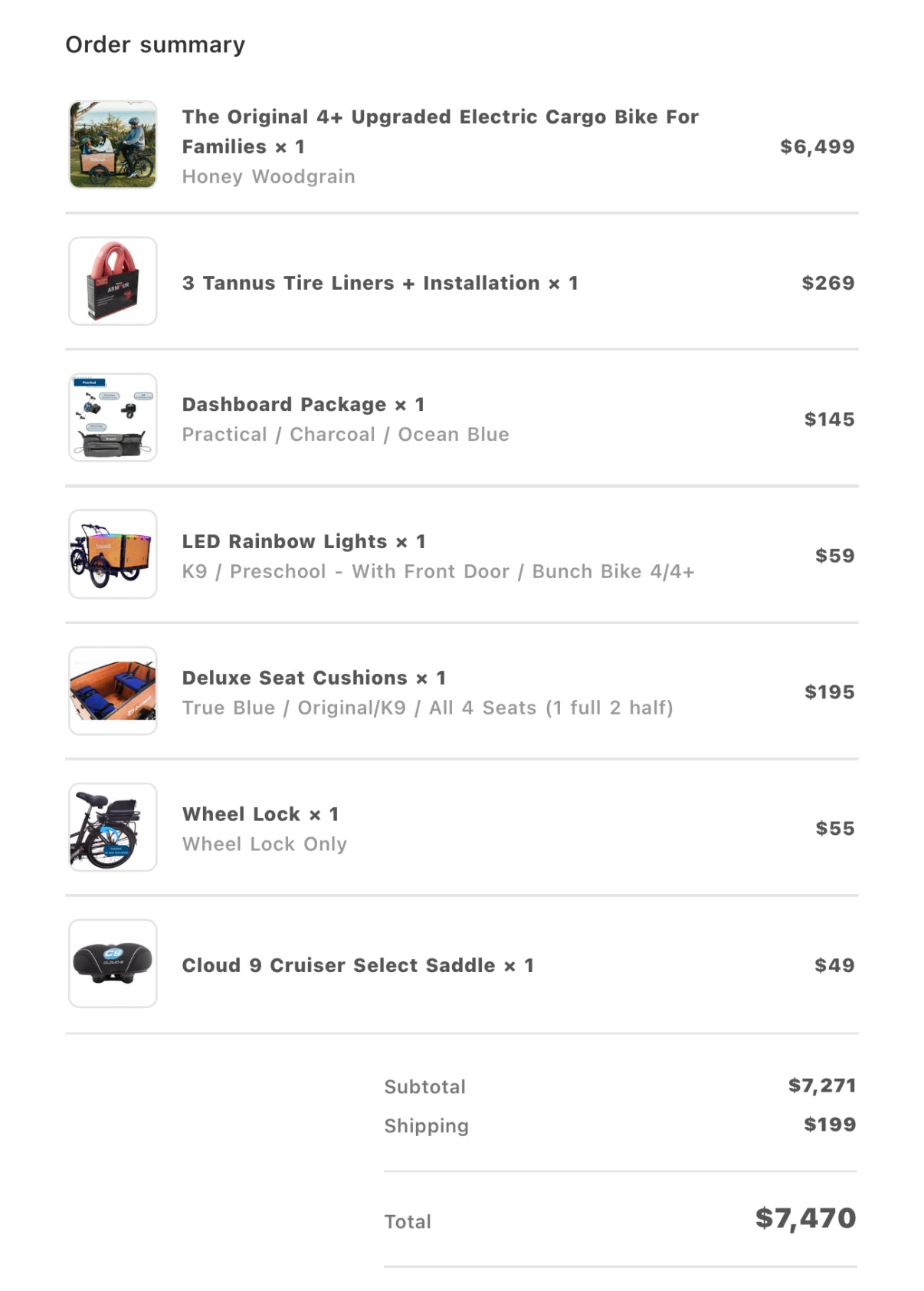 Bunch Bike (4+ Upgraded Electric Cargo)